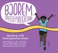 Bjorem Spelling with Homophones Deck