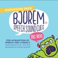 big box of bjorem speech sound cues expansion pack