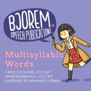 Bjorem Multisyllabic Words