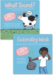bjorem exclamatory words & what sound? combo