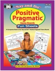 Say and Do Positive Pragmatic Fun Sheets