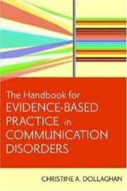 handbook for evidence based practice in communication disorders