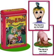 pigs & pals prepositions fun deck