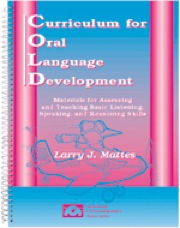 curriculum for oral language development - manual only