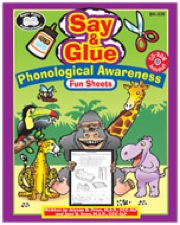 say & glue phonological awareness fun sheets