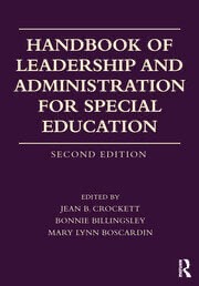 handbook of leadership and administration for special education