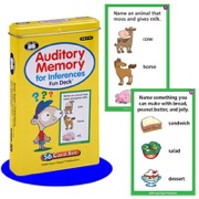 auditory memory for inferences fun deck