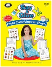 Say & Glue Photo Classifying Fun Sheets