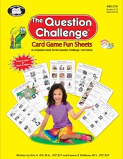 The Question Challenge Card Game Fun Sheets