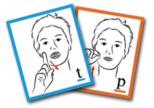 cued articulation, consonants and vowels cards