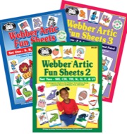 webber artic fun sheets, 3 book combo