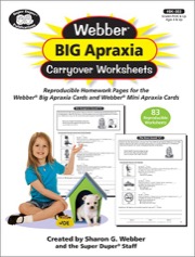 Webber BIG Apraxia Carryover Worksheets