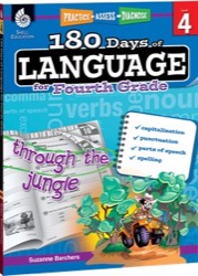 180 days of language for fourth grade