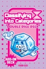 classifying into categories double dice add-on deck