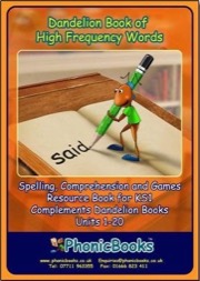 dandelion book of high frequency words