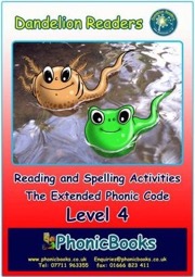 dandelion readers, level 4 reading & spelling activities
