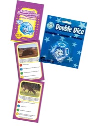 Auditory Comprehension Non-Fiction Double Dice Add-On Deck with Dice