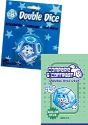 Compare & Contrast Double Dice Add-On Deck with Dice