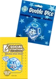 Social Situations At School Double Dice Add-On Deck with Dice