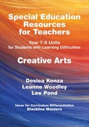 special education resources for teachers, creative arts