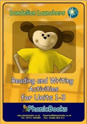 dandelion launchers reading and writing activities for units 1-3