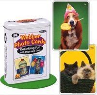 Webber Photo Cards Describing Fun with Dogs and Cats