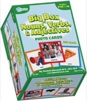 big box of nouns, verbs, and adjectives