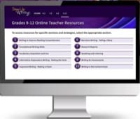step up to writing grades 9-12 online teacher resources