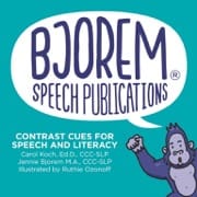 bjorem contrast cues for speech and literacy