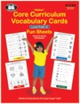 webber core curriculum vocabulary cards fun sheets, level prek-k